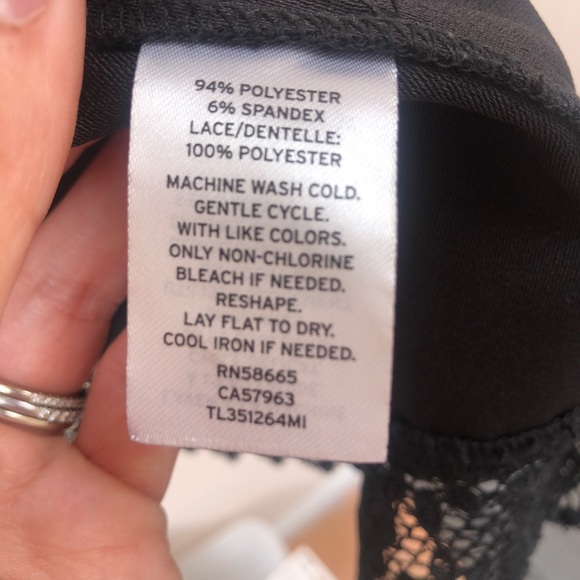 Black Lace Leith Shift Dress - Picture 6 of 6